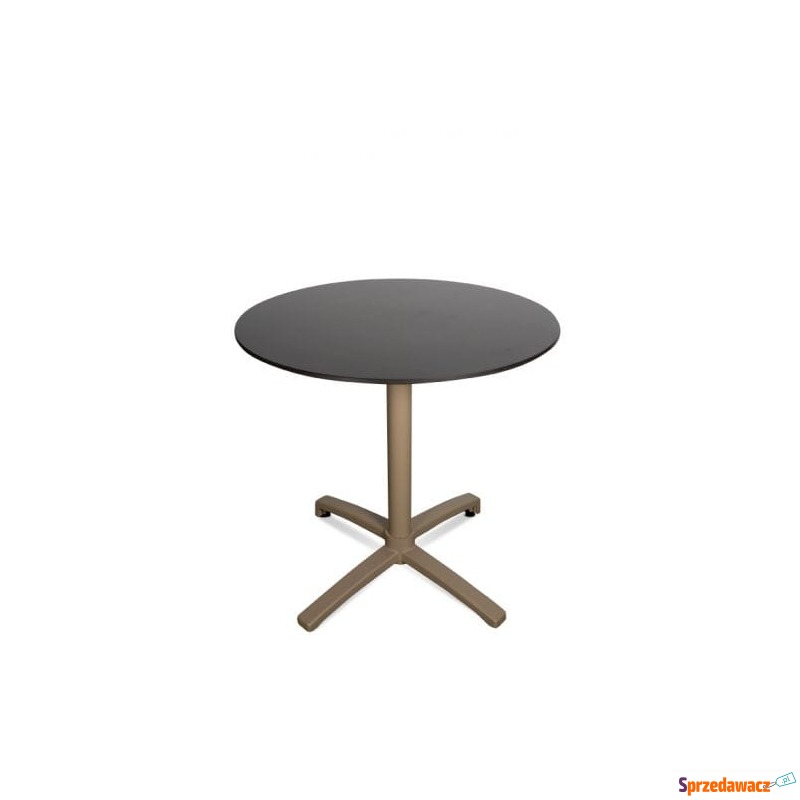 Stół Drop śr. 70 cm Sand-Black Resol - Stoły kuchenne - Kwidzyn