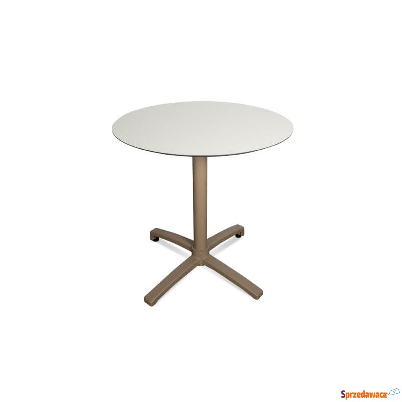 Stół Drop śr. 70 cm Sand-White Resol - Stoły kuchenne - Borzestowo