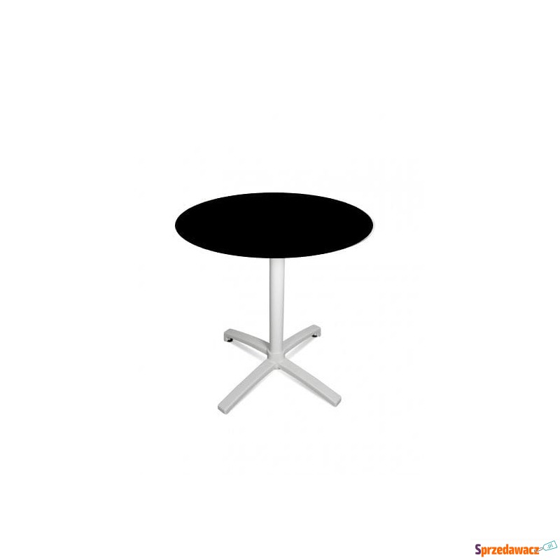 Stół Drop śr. 70 cm White-Black Resol - Stoły kuchenne - Knurów