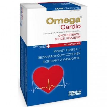Omegacardio + czosnek x 60 kapsułek