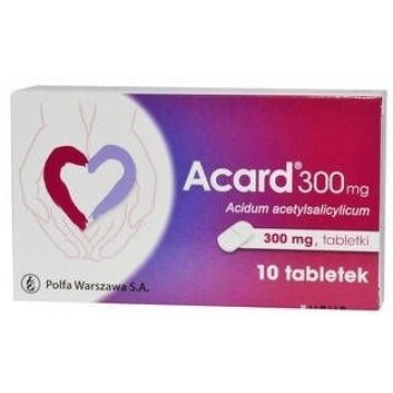 Acard 300mg x 10 tabletek