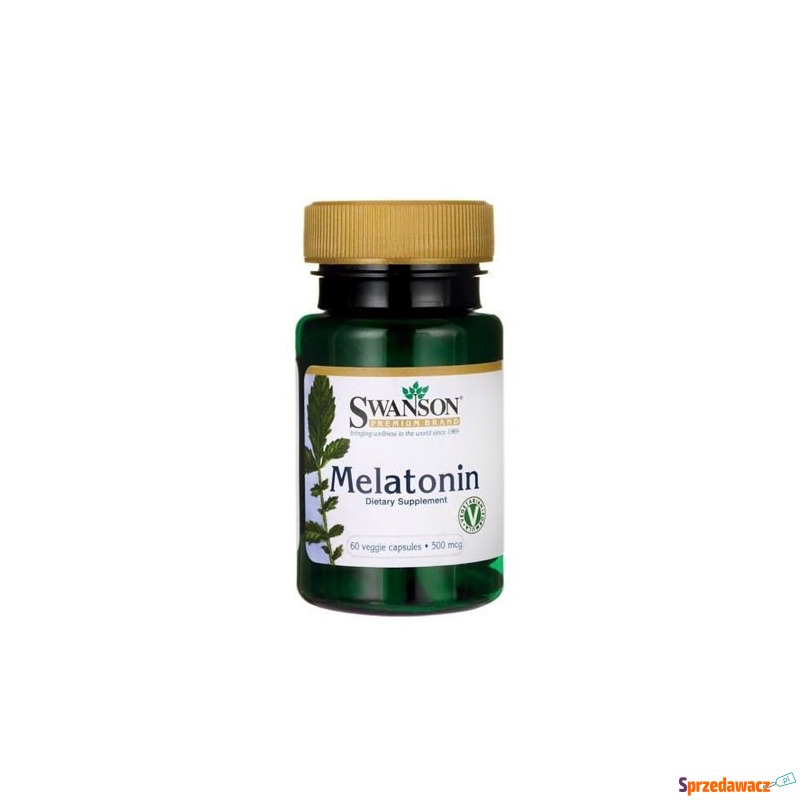 Swanson melatonina 500mcg x 60 kapsułek - Witaminy i suplementy - Kędzierzyn-Koźle