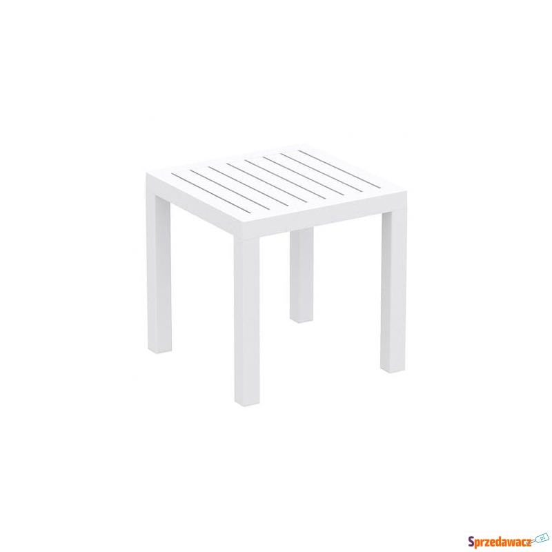 Stolik kawowy Ocean 45x45 White Resol - Stoły, stoliki, ławy - Miszkowice