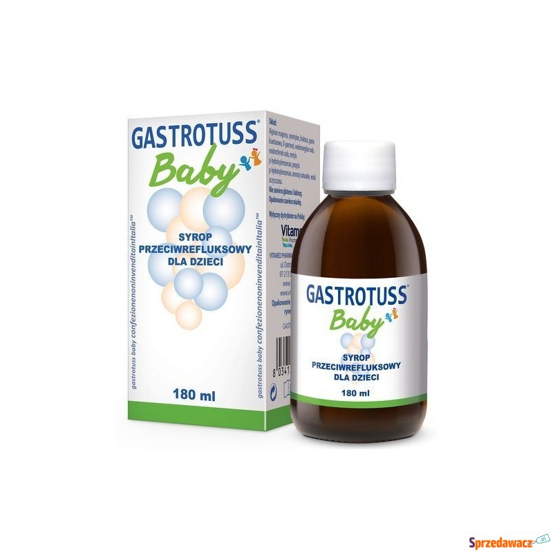 Gastrotuss baby syrop przeciwrefluksowy 180ml - Witaminy i suplementy - Opole