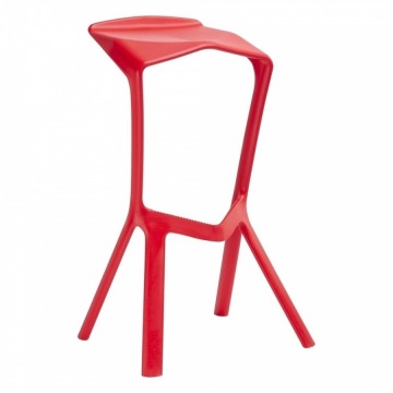 Krzesło barowe King Home Miura czerwone