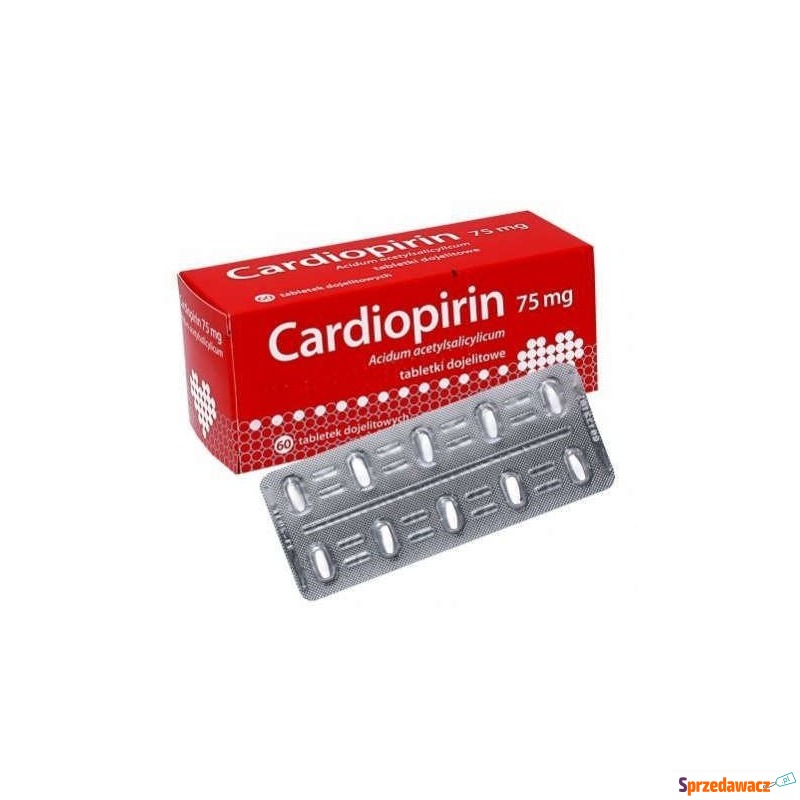 Cardiopirin 75mg x 60 tabletek - Witaminy i suplementy - Świdnik