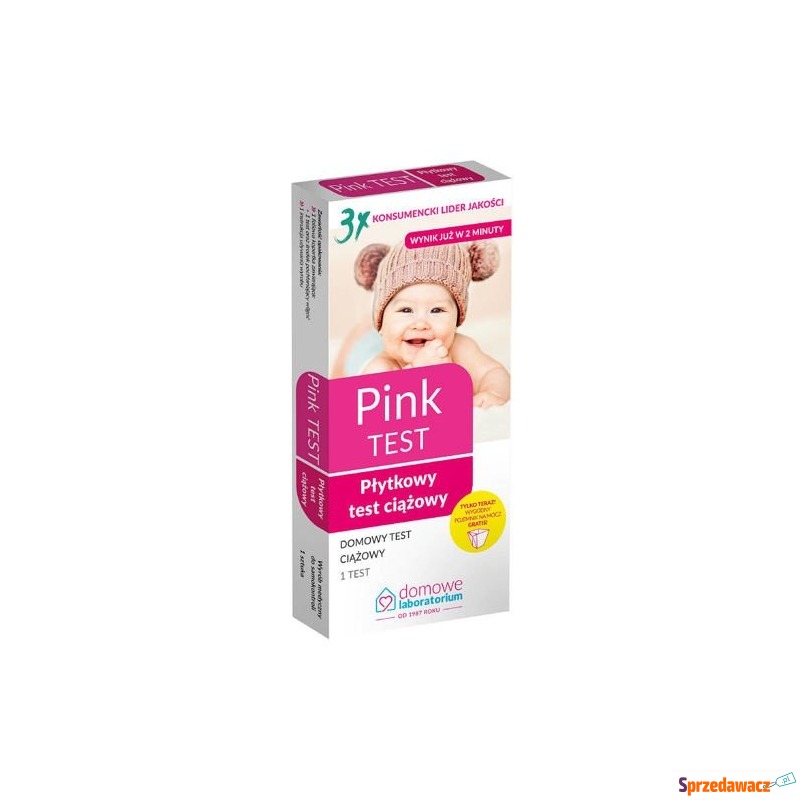 Pink test ciążowy płytkowy x 1 sztuka - Pozostałe artykuły - Nowy Dwór Mazowiecki