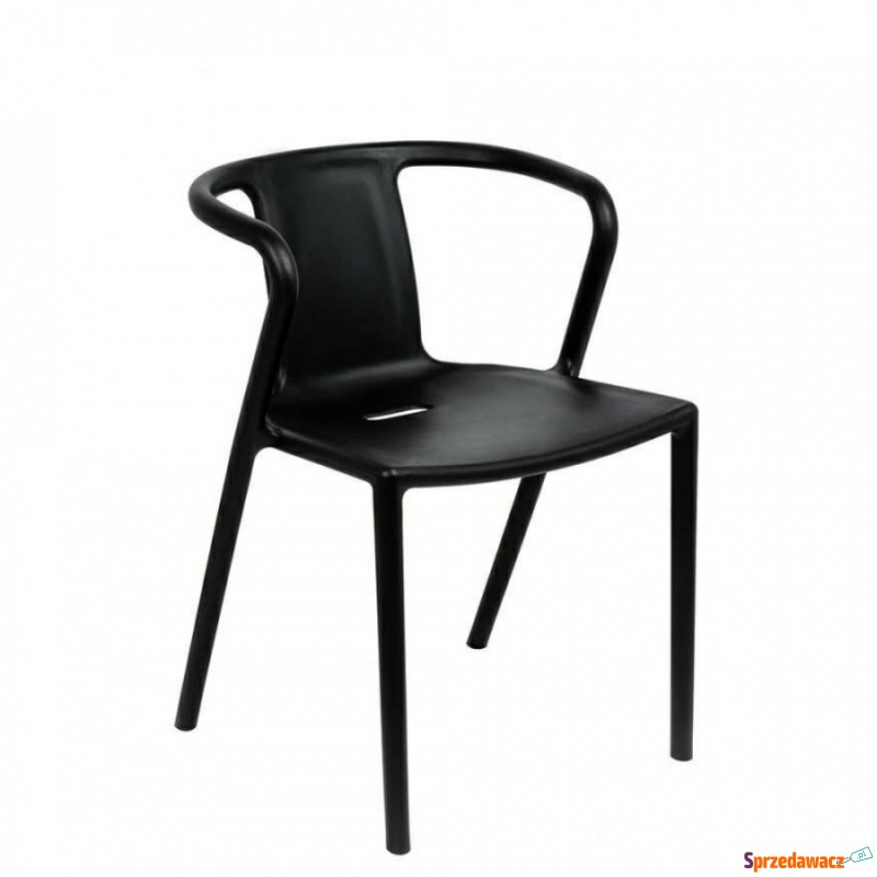 MODESTO krzesło AIR czarne - polipropylen - Krzesła do salonu i jadalni - Tomaszów Mazowiecki