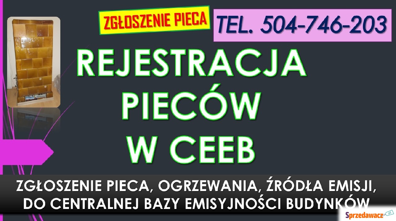 Rejetracja pieca kaflowego, te...