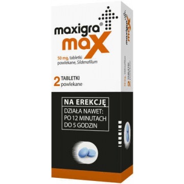 Maxigra max x 2 tabletki