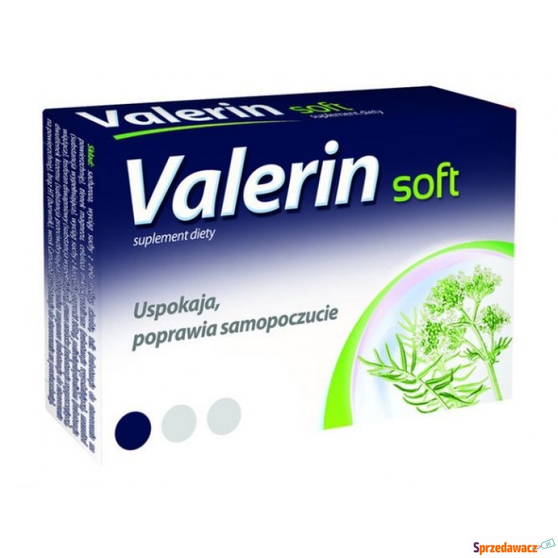 Valerin soft  x 30 tabletek - Witaminy i suplementy - Bolesławiec