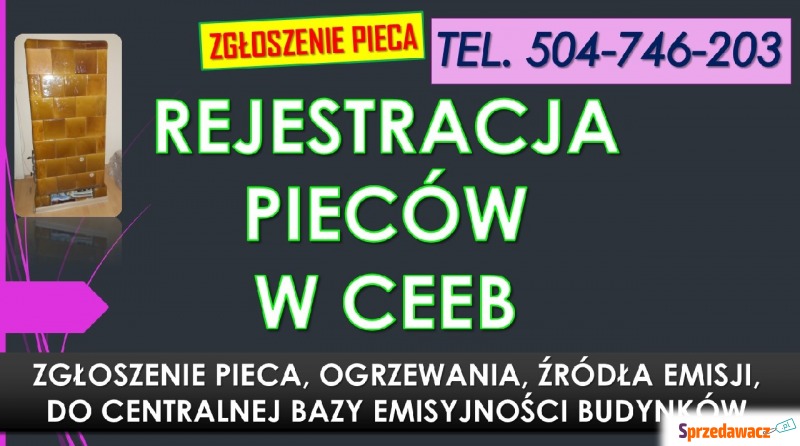 Rejetracja pieca kaflowego, tel.504-746-203,... - Pozostałe usługi - Wrocław
