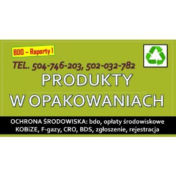 Raport za opakowania do bdo, tel. 504-746-203.... - Usługi prawne - Wrocław - zdjęcie 5