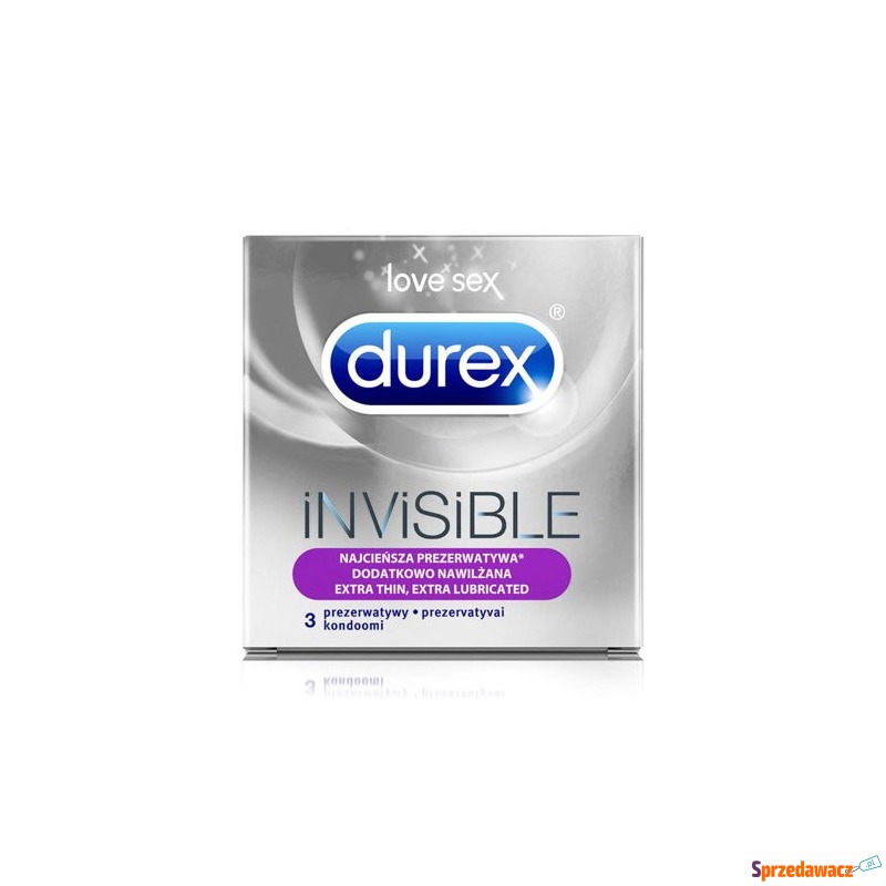 Durex invisible prezerwatywy dodatkowo nawilżane... - Antykoncepcja - Police