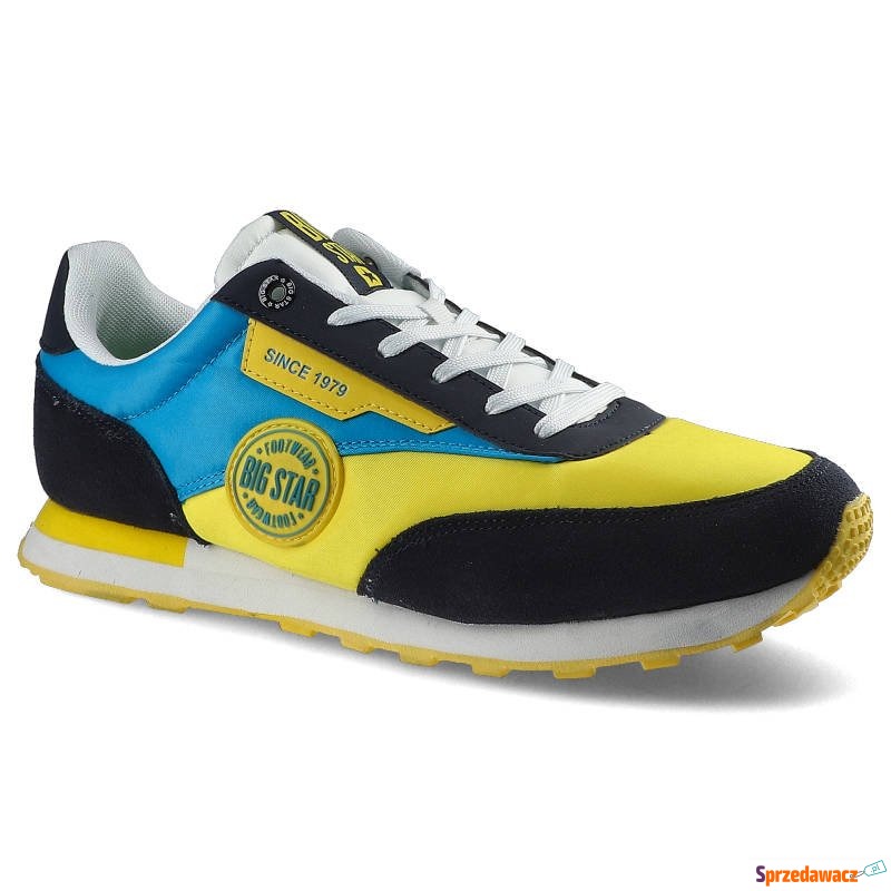 Sneakersy BIG STAR HH174249 Żółty/Niebieski - Buty sportowe miejskie... - Reguły