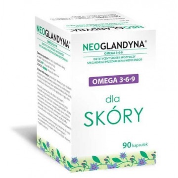 Neoglandyna omega 3-6-9 dla skóry x 90 kapsułek