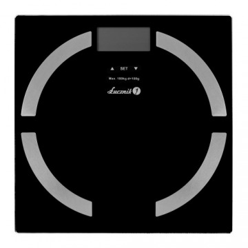 Waga szklana LCD Łucznik BS-11B (5 pomiarów) czarna