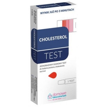 Cholesterol test do oznaczania cholesterolu x 1szt.