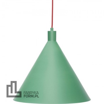 Lampa wisząca Hübsch 40 cm zielona metalowa