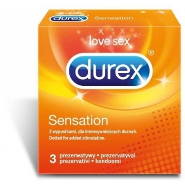 Prezerwatywy durex sensation x 3szt.