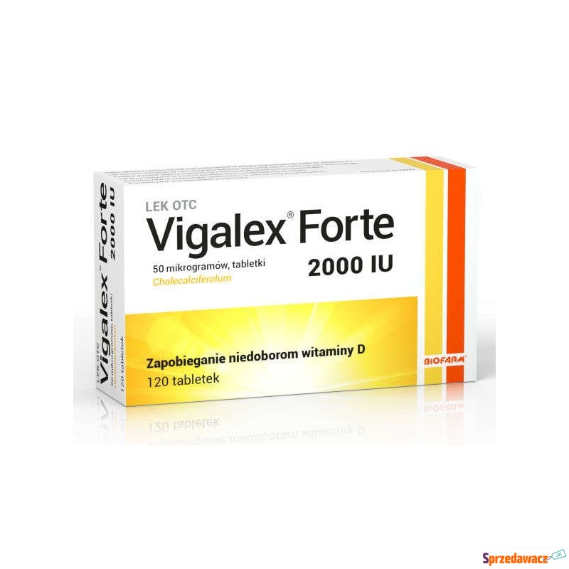 Vigalex forte 2000 x 120 tabletek - Witaminy i suplementy - Grudziądz