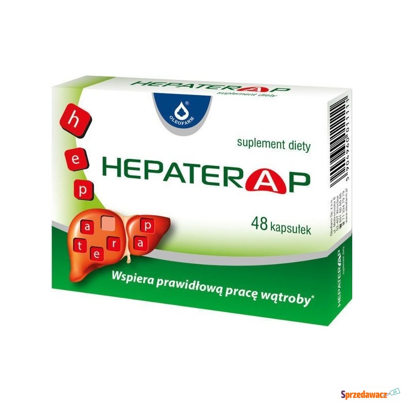 Hepaterap x 48 kapsułek - Witaminy i suplementy - Dębica