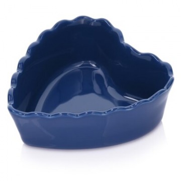 Forma do pieczenia serce DUKA GRESTEL 18 cm niebieska ceramika