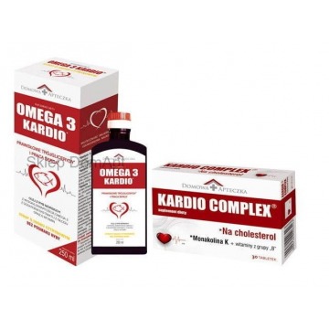Omega 3 kardio syrop 250ml + kardio complex x 30 tabletek