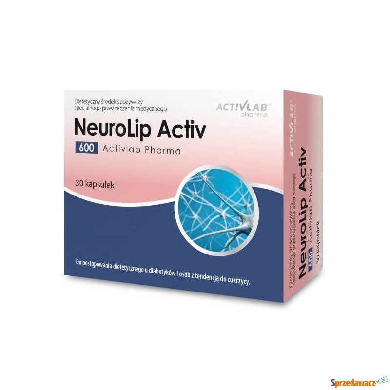 Neurolip activ 600 x 30 kapsułek - Witaminy i suplementy - Mozów