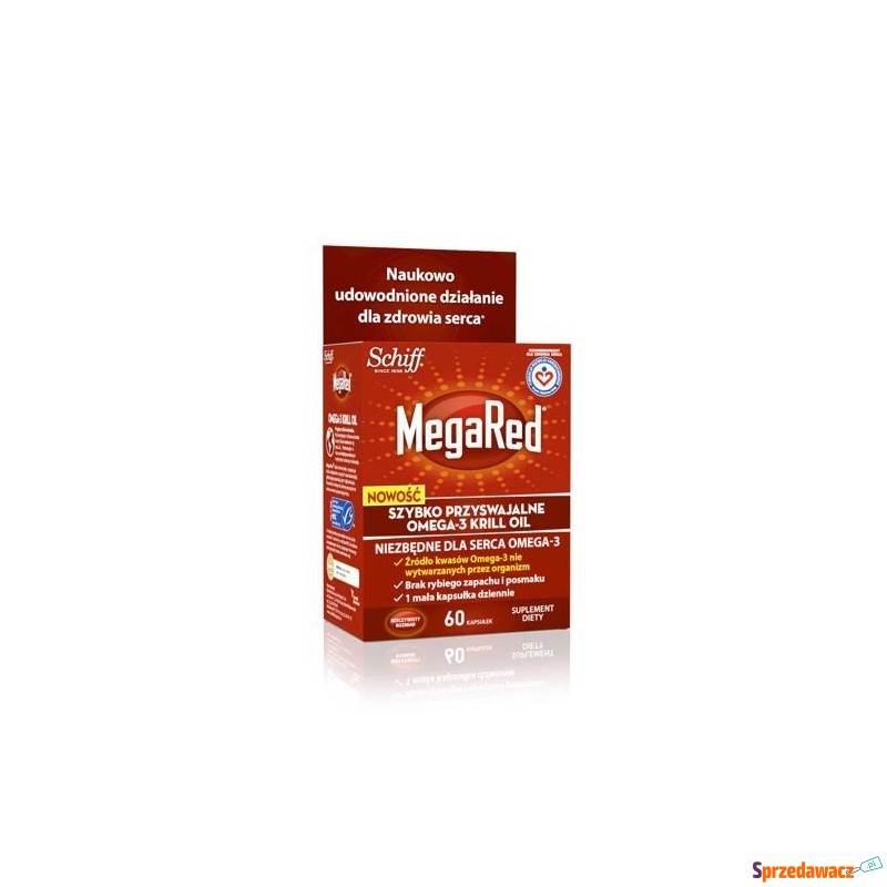 Megared omega-3 krill oil 300mg x 60 kapsułek - Witaminy i suplementy - Kołobrzeg