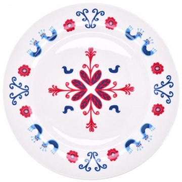 Talerz płytki skandynawski DUKA SCANDIK 27 cm kremowy ceramika