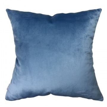 Welurowa poduszka Blue 50 x 50 cm