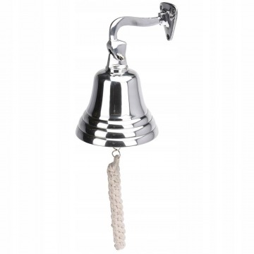 Aluminiowy dzwon dzwonek ze sznurem marynarski