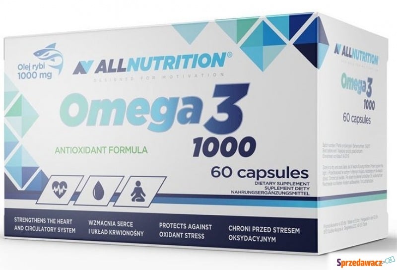 Allnutrition omega 3 1000mg x 60 kapsułek - Witaminy i suplementy - Żnin