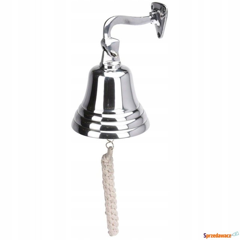 Aluminiowy dzwon dzwonek ze sznurem marynarski - Domofony, dzwonki - Elbląg
