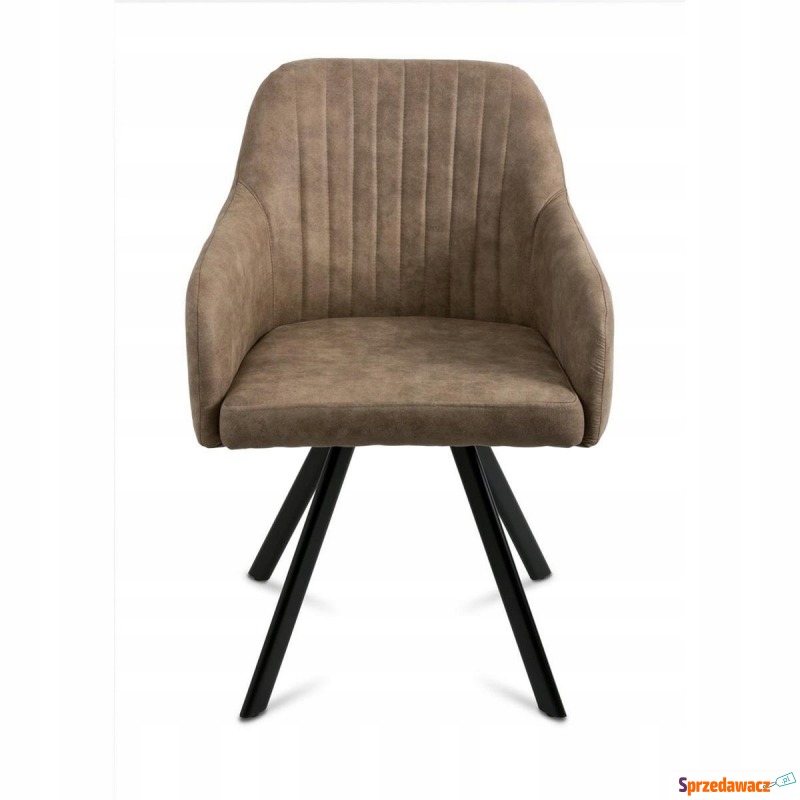 Krzesło fotel vintage retro szary komfortowe - Meble dla dzieci - Płock