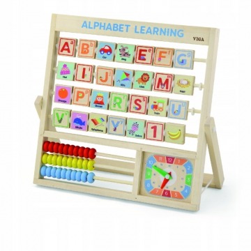 Tablica drewniana alfabet angieslki dla dzieci