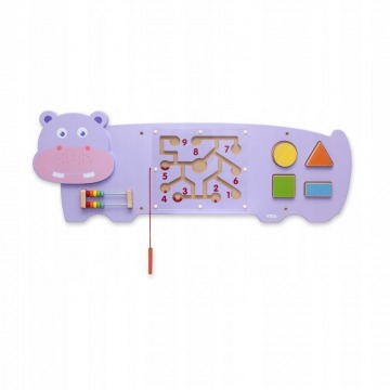 Tablica dla dzieci sensoryczna hipopotam