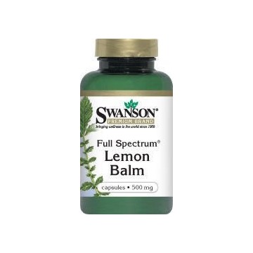 Swanson full spectrum lemon balm 500mg x 60 kapsułek