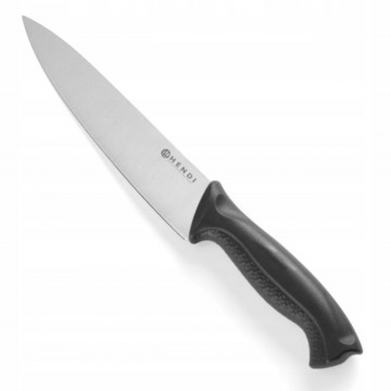 Nóż kucharski czarny haccp 180 mm