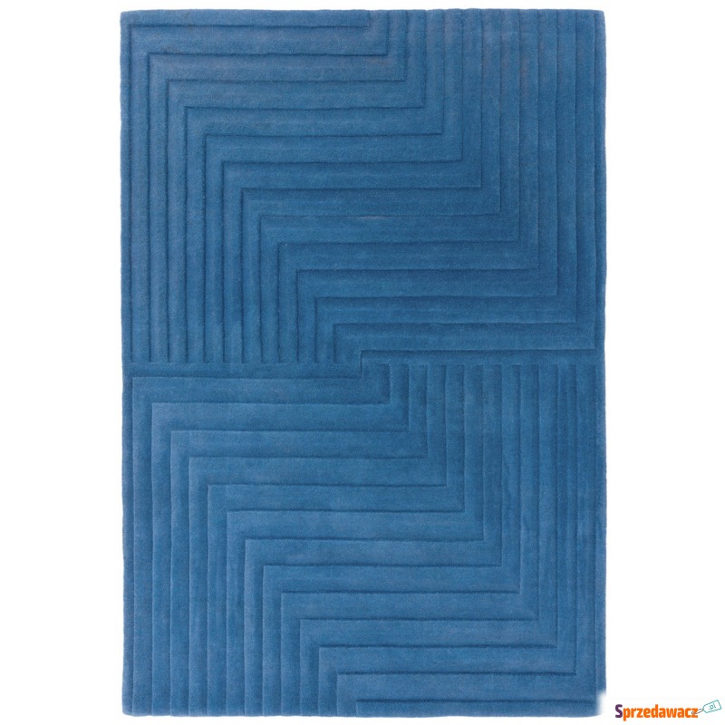 Dywan Roger Blue 200 x 290 cm wełna - Dywany, chodniki - Suwałki