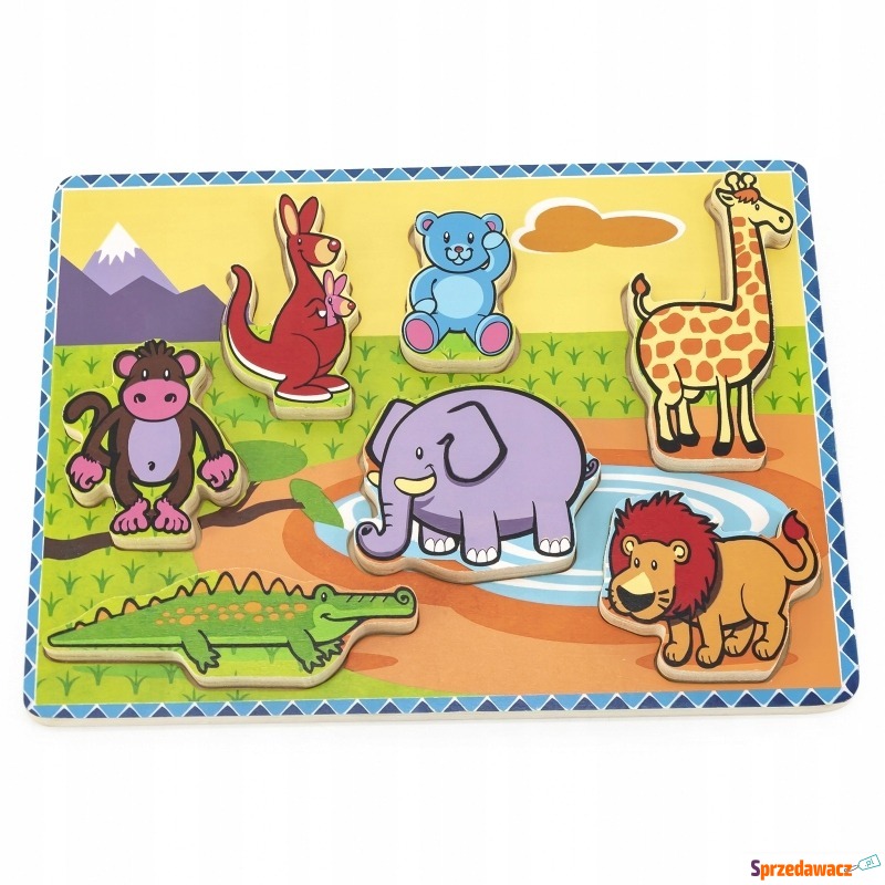 Puzzle dla dzieci grube zwierzęta - Puzzle - Legnica