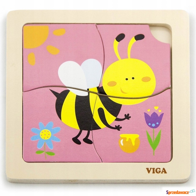 Puzzle dla dzieci poręczne pszczoła osa - Klocki - Starachowice
