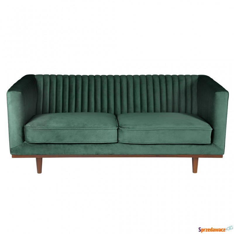 Sofa Dante Emerald Green 2-osobowa zielony welur - Sofy, fotele, komplety... - Domaszowice