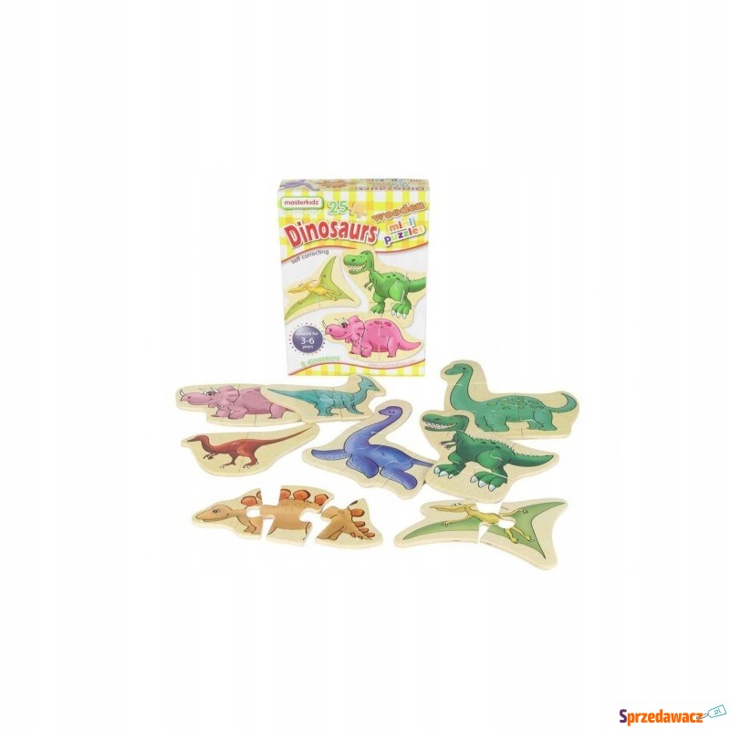 Puzzle dla dzieci drewniane dinozaury - Puzzle - Pabianice
