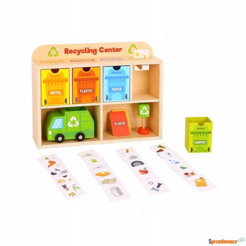 Drewniane centrum recyklingu dla dzieci - Dla niemowląt - Rąty