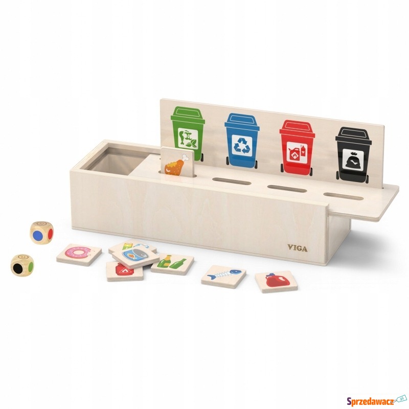 Gra edukacyjna drewniana sortowanie dzieci - Pozostałe zabawki - Nowogard