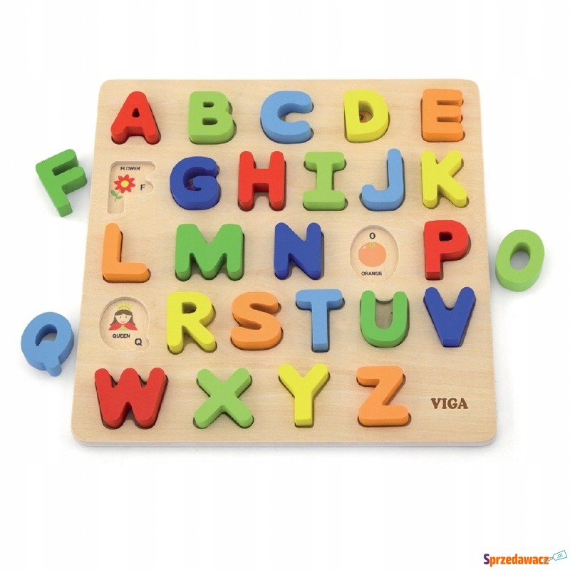 Puzzle edukacyjne drewniane dla dzieci układanka - Klocki - Dębica