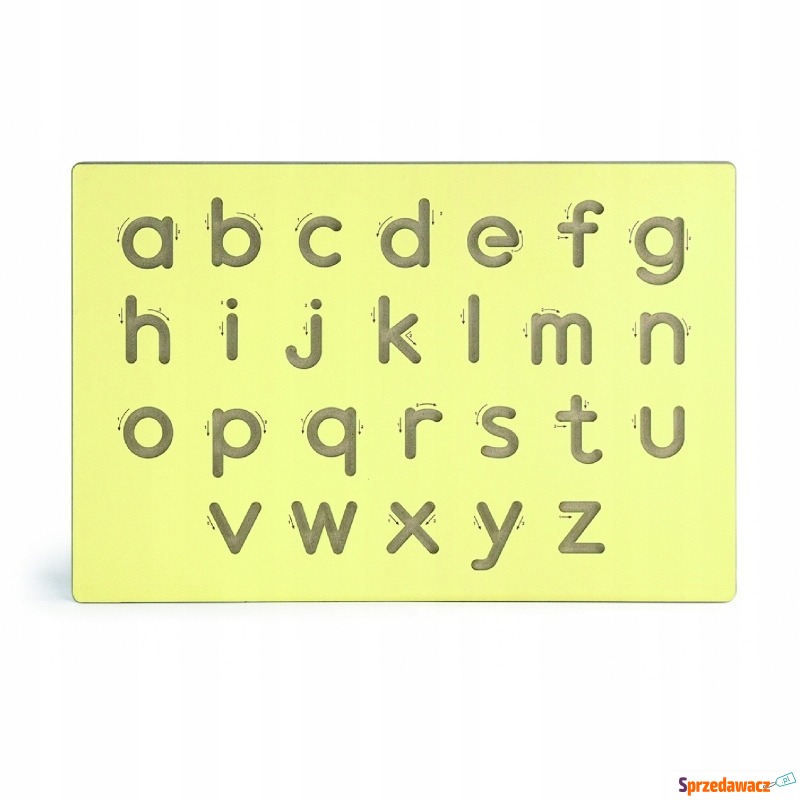 Nauka pisania litery szablon dla dzieci - Pozostałe zabawki - Paczkowo