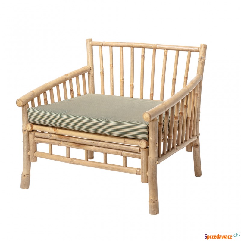 Fotel ogrodowy tarasowy Sole naturalny bambus - Fotele, sofy ogrodowe - Długołęka